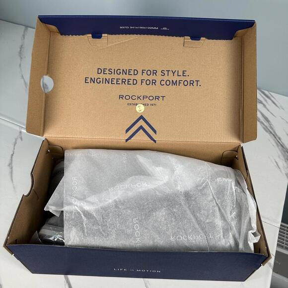 NIB Rockport Tucker Venetian Gray Slip Ons 10 - Picture 8 of 10